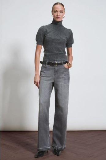Bild von Tall Damen Jeans Judy Wide Leg L34 & L37 Inch, steel grey