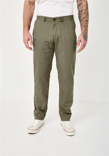 Image de Tall Hommes Pantalon Lin Coton Halifax Longueur L36 et L38 Pouces