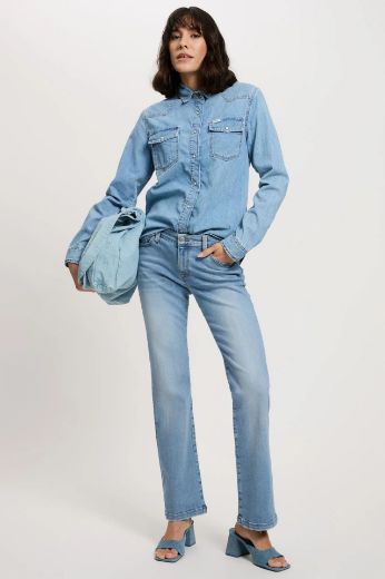 Picture of Tall Women Jeans Lauren Bootcut L34 & L36 Inch, light mid blue