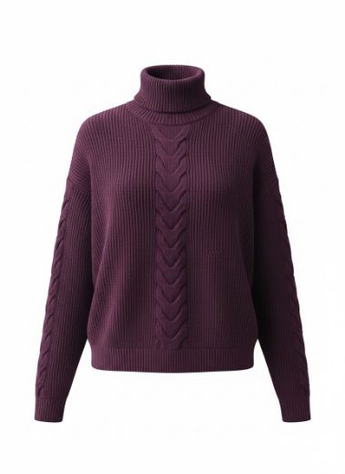 Bild von Tall Damen Zopfstrickpullover Simba Solitary Cable