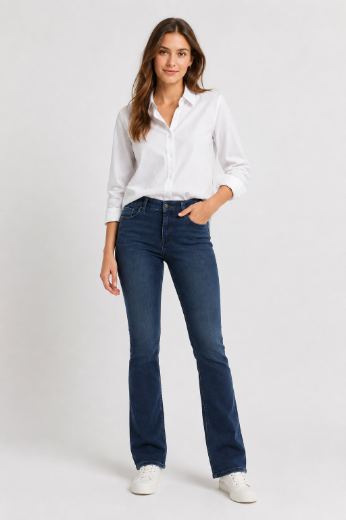 Bild von Tall Damen Jeans Power Straight L38 Inch