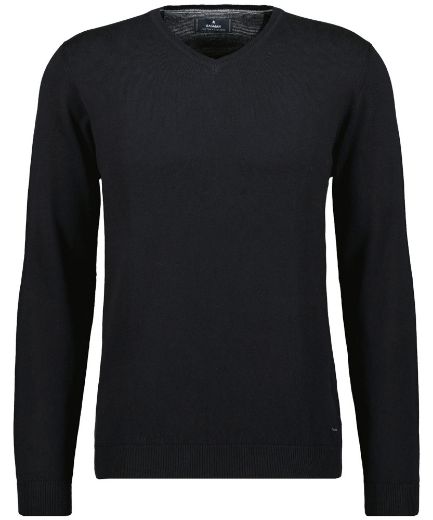 Bild von Tall Herren Strickpullover V Ausschnitt Baumwolle Kaschmir
