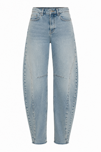 Picture of Tall Women Jeans Bosley Barrel Straight L34 & L36 Inch, meso blue