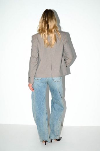 Bild von Tall Damen Jeans Bosley Barrel Straight L36 Inch, meso blue