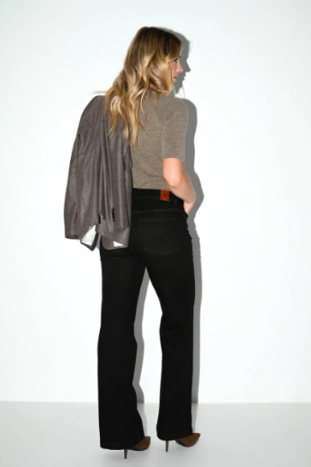 Bild von Tall Damen Jeans Bobby Pocket Semi Wide Leg L34 & L36 Inch, dark truffle
