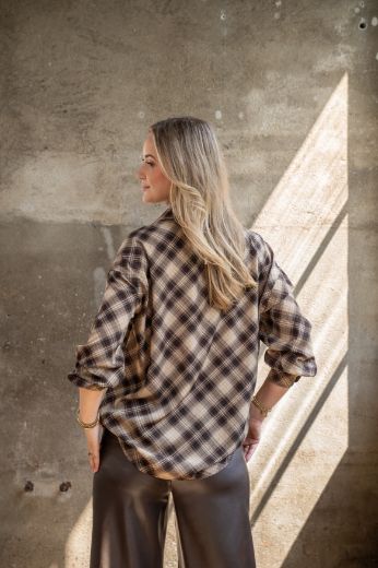 Bild von Tall Damen Bluse Casual Karo