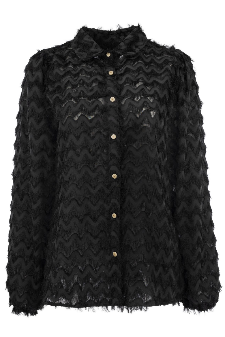 Bild von Tall Damen Bluse Mayliera Chiffon Fringe
