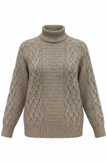 Picture of Tall Women Knit Sweater Noortje Mixed Cable
