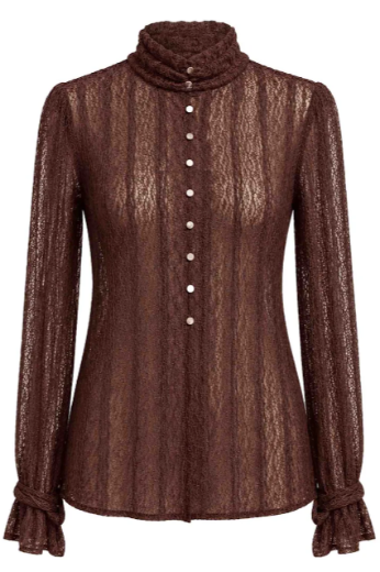 Bild von Tall Damen Blusen Top Runa Shiny Rachel Lace