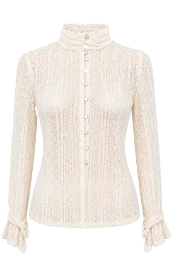 Bild von Tall Damen Blusen Top Runa Shiny Rachel Lace