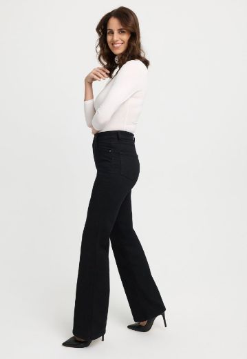 Picture of Tall Women Wonderjeans High Waist Flared Forever Black L37 Inches