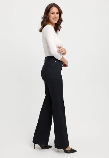 Picture of Tall Women Wonderjeans High Waist Flared Forever Black L37 Inches