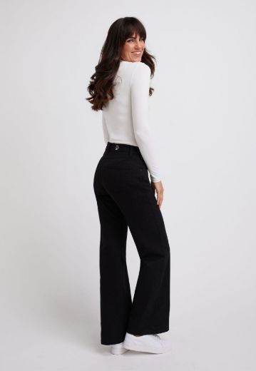 Picture of Tall Women Wonderjeans High Waist Wide Forever Black L37 Inches