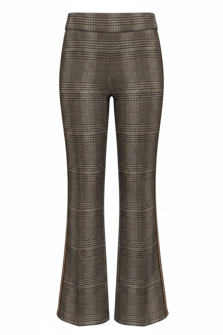 Bild von Tall Damen Pull-On Hose Aleyna Tape Knitted Check L36 Inch
