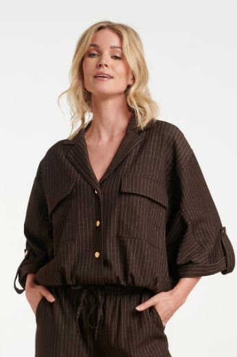 Picture of Women Blouse Jacket Pinstripes