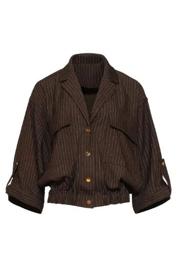 Picture of Women Blouse Jacket Pinstripes