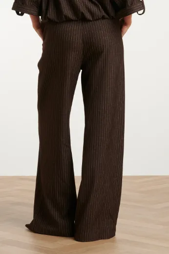 Picture of Tall Women Trouser Wide Leg Pinstripes L37 Inch