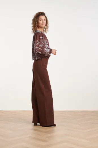 Bild von Tall Damen Tunika Bluse V Ausschnitt