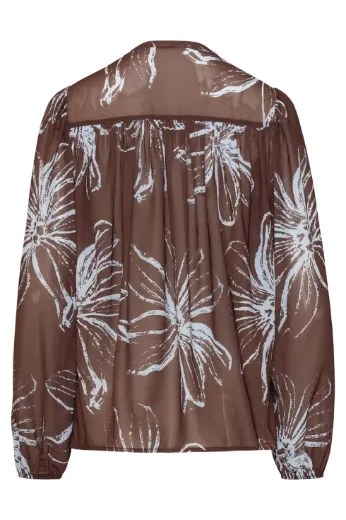 Bild von Tall Damen Tunika Bluse V Ausschnitt