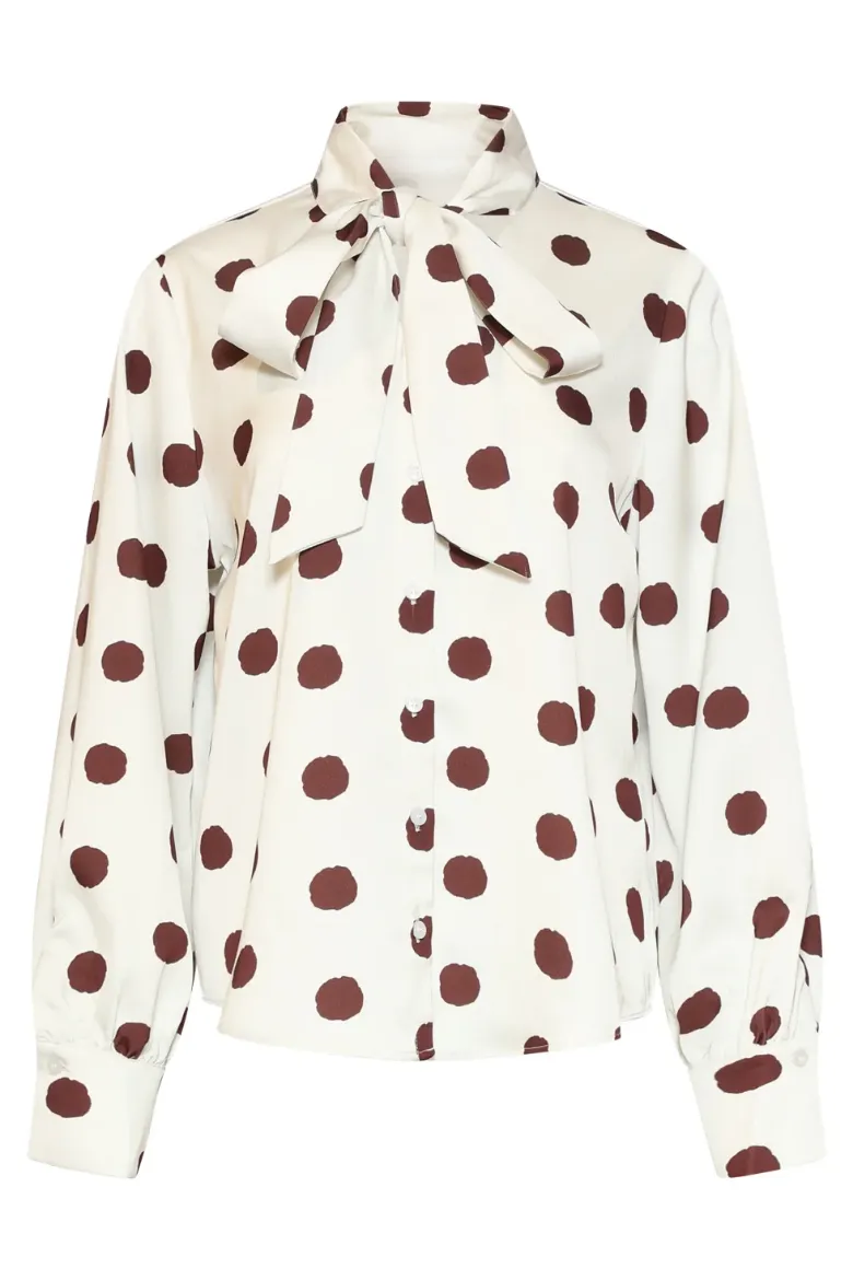 Bild von Tall Damen Schuppenbluse Dots