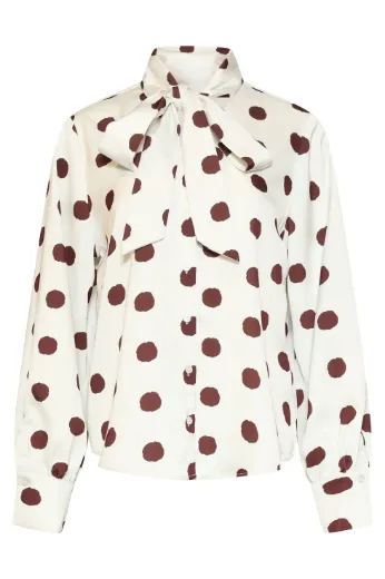 Bild von Tall Damen Schuppenbluse Dots