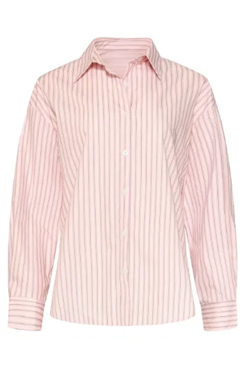 Bild von Tall Damen Bluse Feine Streifen