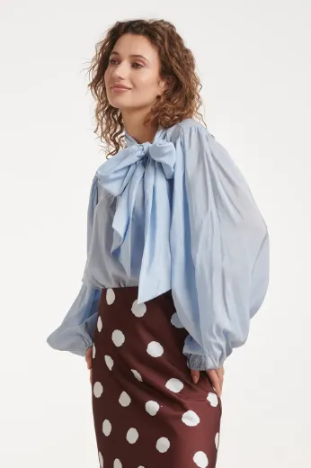 Bild von Tall Damen Schluppen Bluse