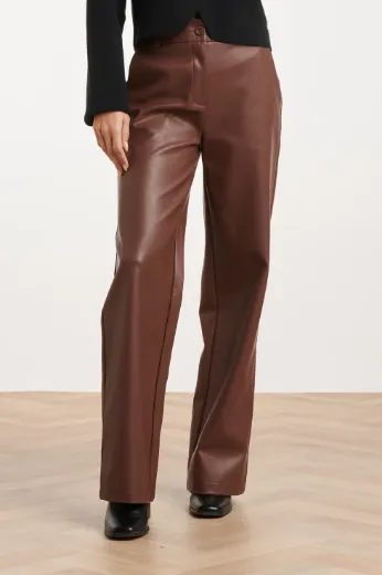 Bild von Tall Damen Hosen Faux Leather L36 Inch