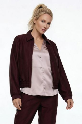 Bild von Tall Damen Jacke Simmy Cabarnet Extra Lang