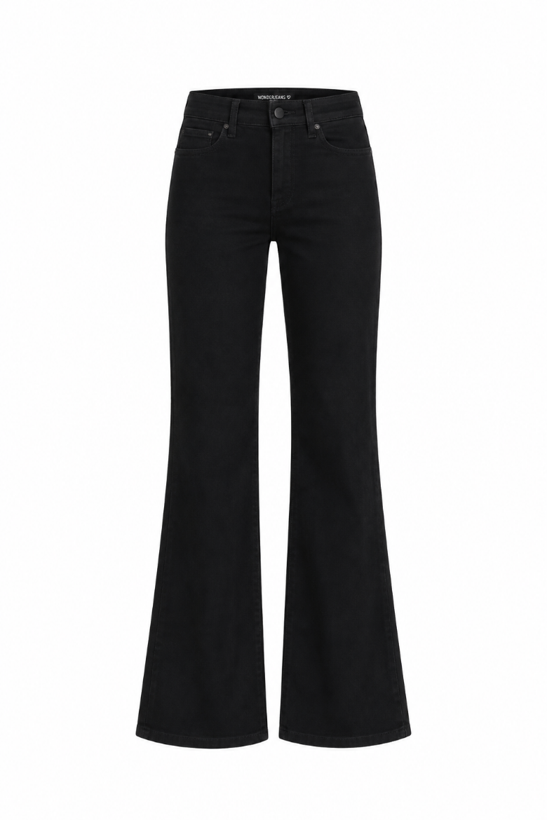 Picture of Tall Women Wonderjeans High Waist Flared Forever Black L37 Inches