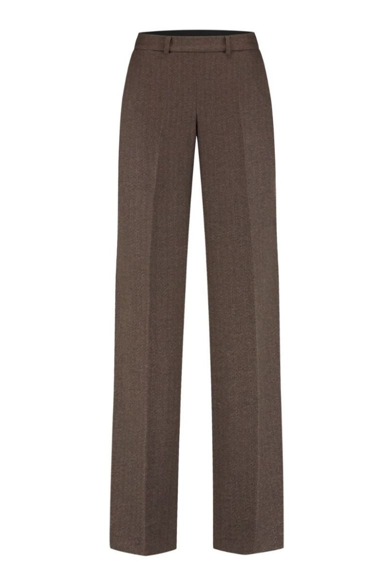 Picture of Tall Women Wonderjeans Pants Jenny Wide Herringbone L37 Inch