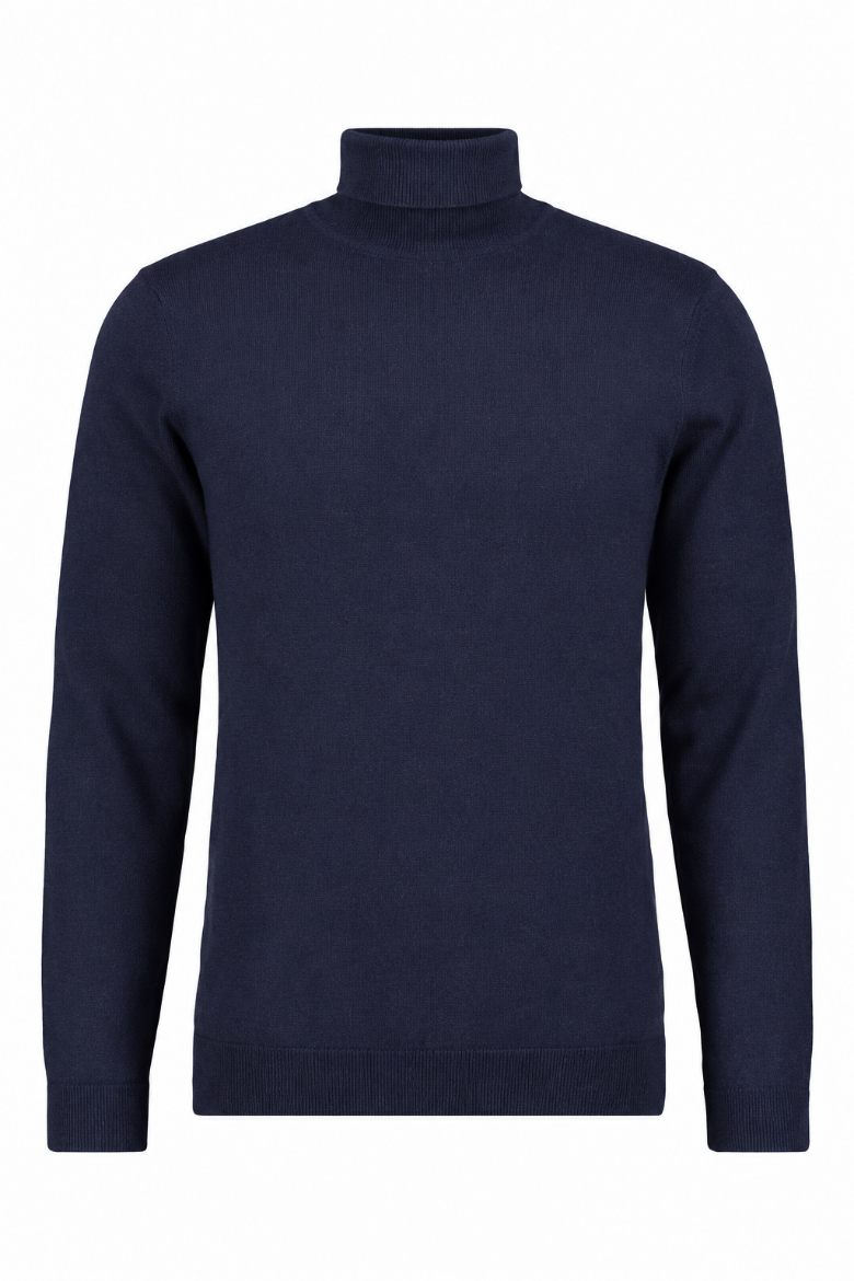 Bild von Tall Herren Rollkragen Strickpullover Baumwolle Kaschmir