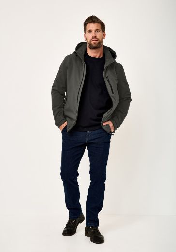 Bild von Tall Herren Jacke Len Gefüttert mit Kapuze