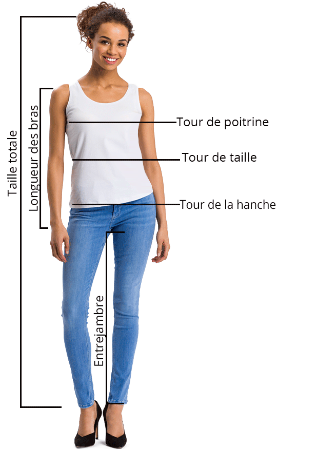 Guide des Tailles Femmes  Tall
